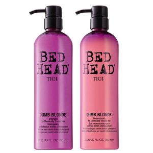 Le duo parfait pour tes cheveux blonds décolorés qui ont besoin d&rsquo;amour. Prends ça!
