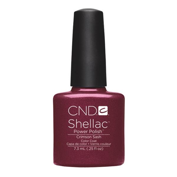 CND Shellac Crimson Sash