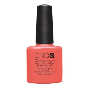 Shellac Vernis U.V professionnel Desert Poppy. Prends ça!
