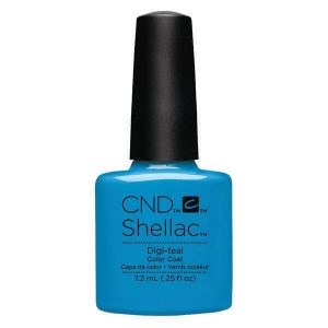 Shellac Vernis U.V professionnel Digi Teal. Prends ça!