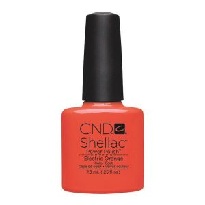 Shellac Vernis U.V professionnel Electric Orange. Prends ça!