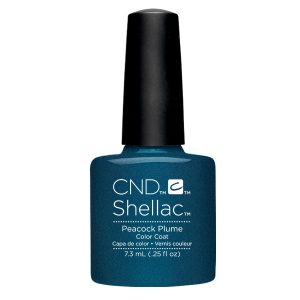 Shellac Vernis U.V professionnel Peacock Plume. Prends ça!